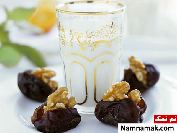 معجون شیر خرما گردو