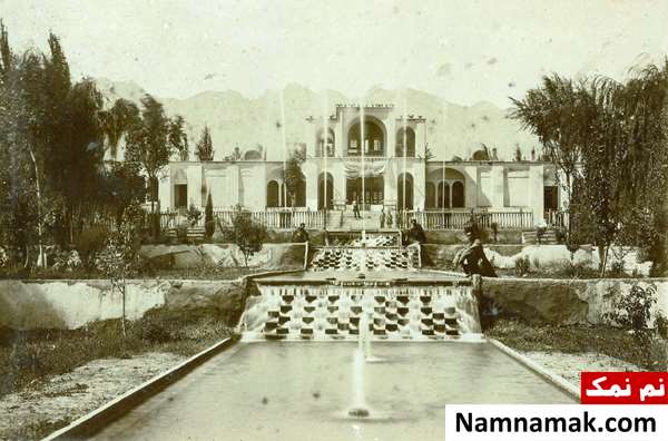عکس قدیمی باغ شاهزاده ماهان