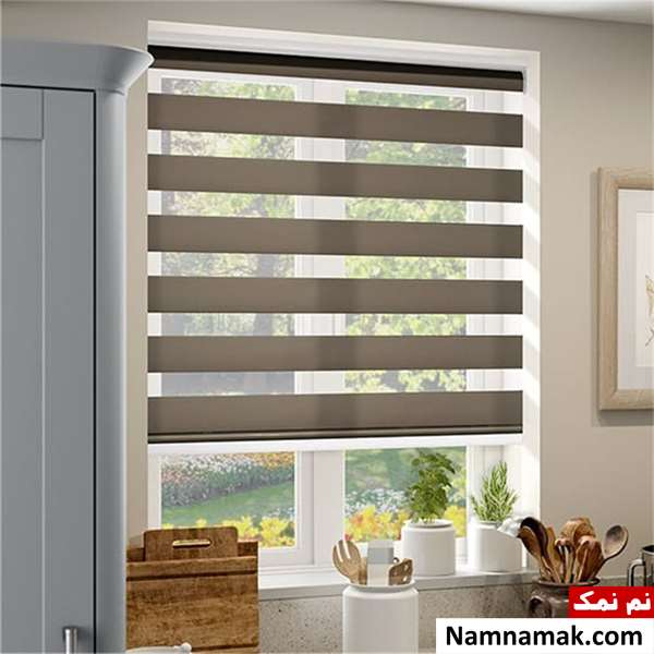 مدل پردهای جدید آشپزخانه زبرا