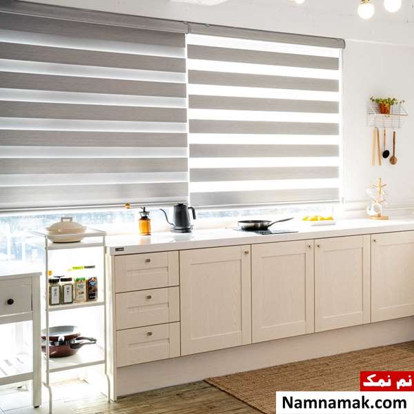 مدل پردهای جدید آشپزخانه زبرا