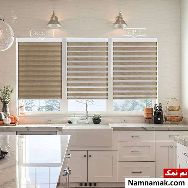 مدل پردهای جدید آشپزخانه زبرا