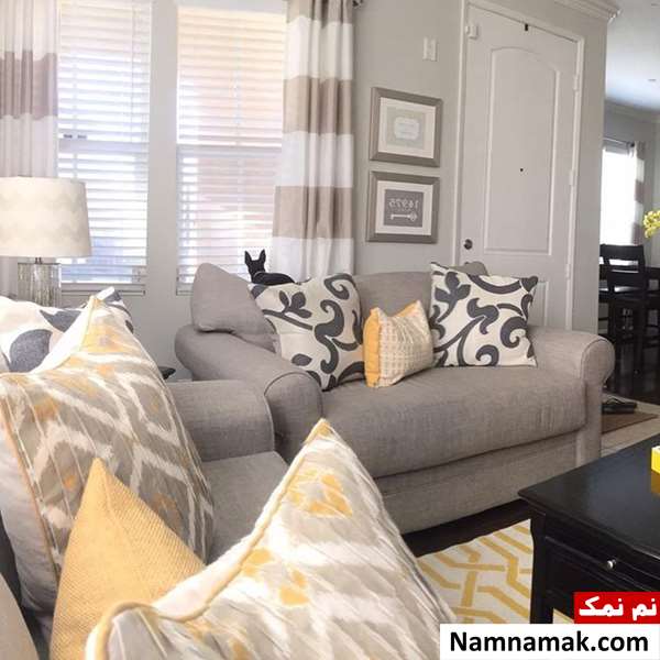 فرش طوسی رنگ با چه پرده ای ست می شود؟