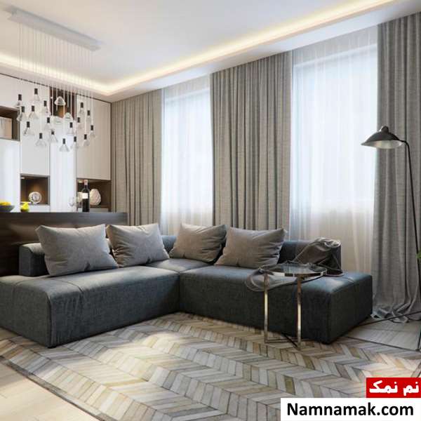 فرش طوسی رنگ با چه پرده ای ست می شود؟