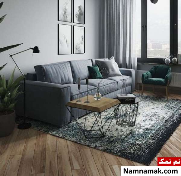 فرش طوسی رنگ با چه پرده ای ست می شود؟