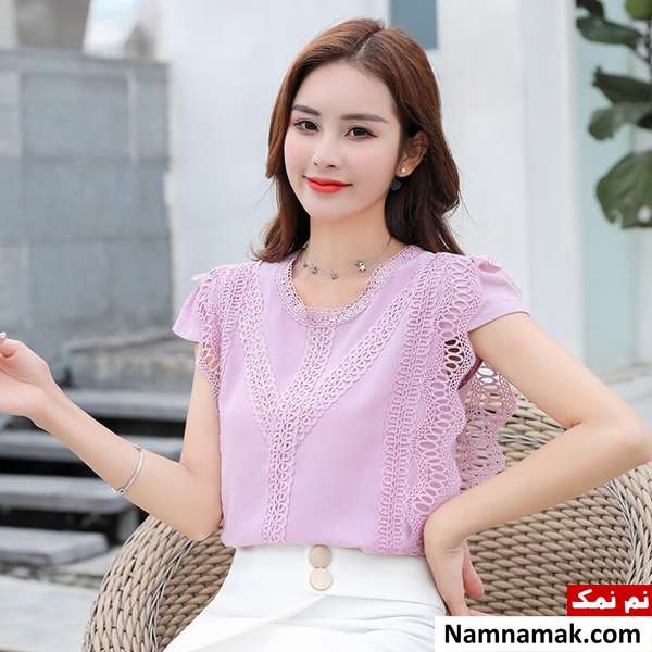 مدل لباس مجلسی گیپور کوتاه