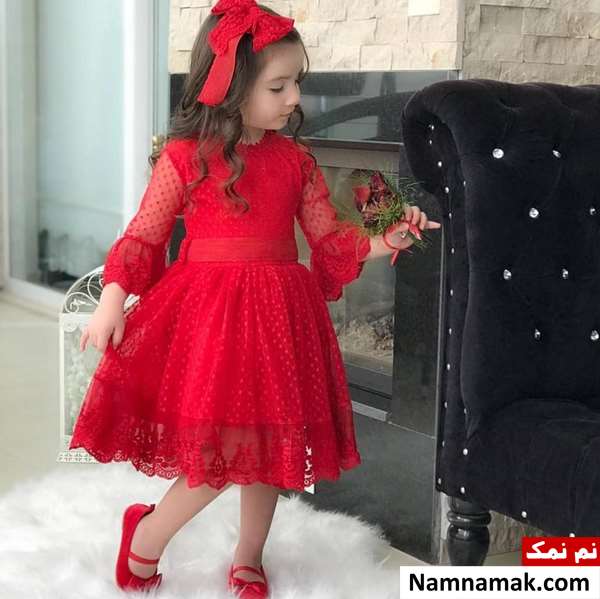 انواع مدل های لباس مجلسی گیپور جدید زنانه و دخترانه