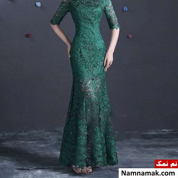 انواع مدل های لباس مجلسی گیپور جدید زنانه و دخترانه