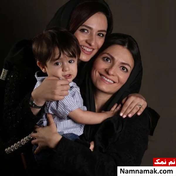 گلاره عباسی و خواهر و خواهرزاده اش