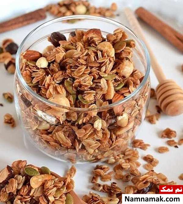 گرانولا بدون فر
