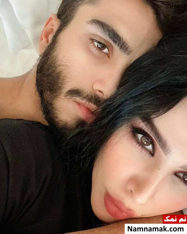 مهراد جم و همسرش دنیا جهانبخت