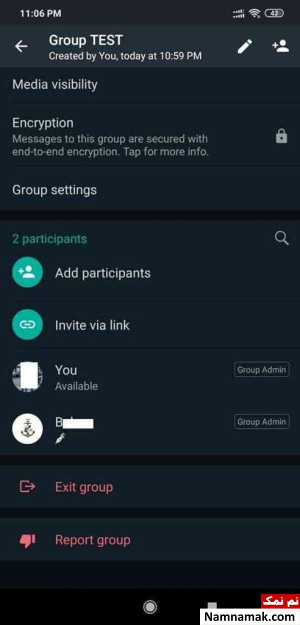 افزودن ادمین به گروه واتساپ