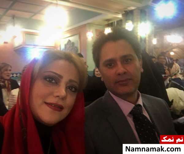 مریم یوسف در کنار همسرش