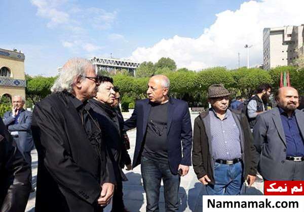 مراسم تشییع پیکر بهرام زند با حضور هنرمندان برگزار شد مراسم تشییع پیکر بهرام زند