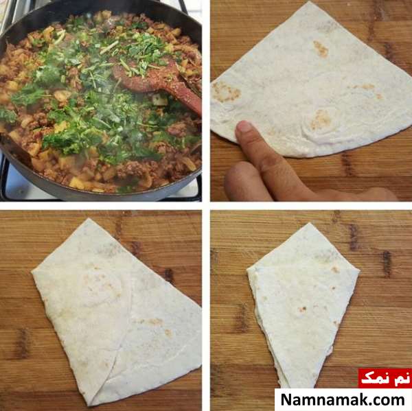 سمبوسه با خمیر یوفکا