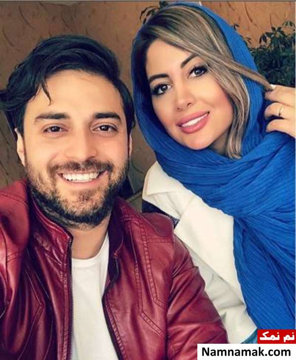 بابک جهانبخش و همسرش