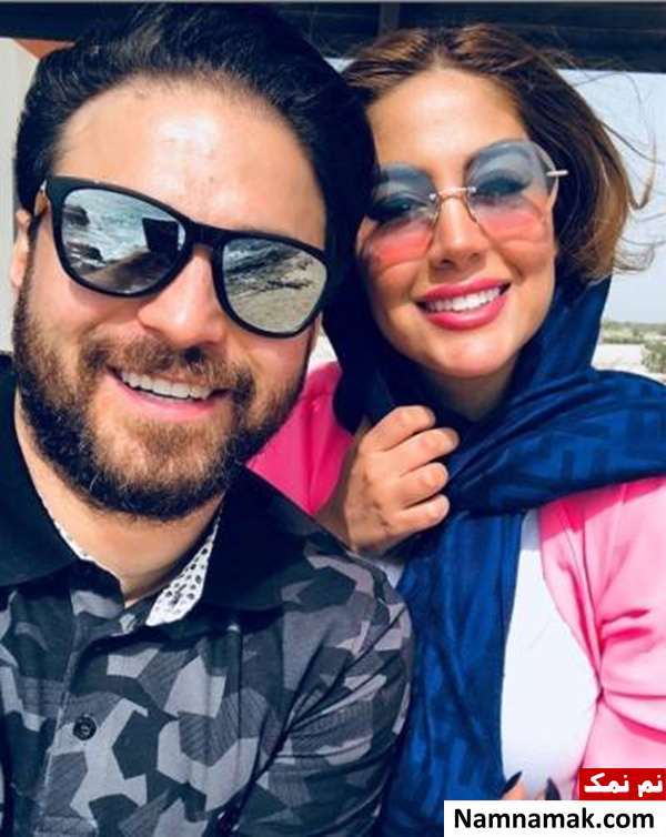 بابک جهانبخش و همسرش