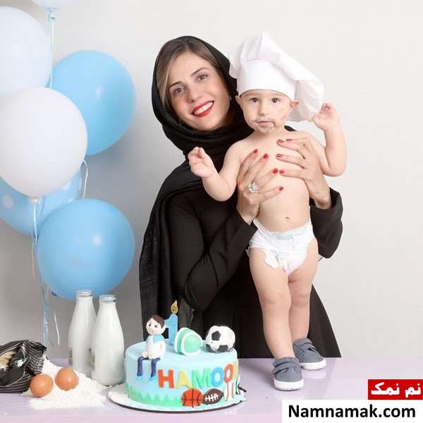 سارا بهرامی و خواهر زاده اش