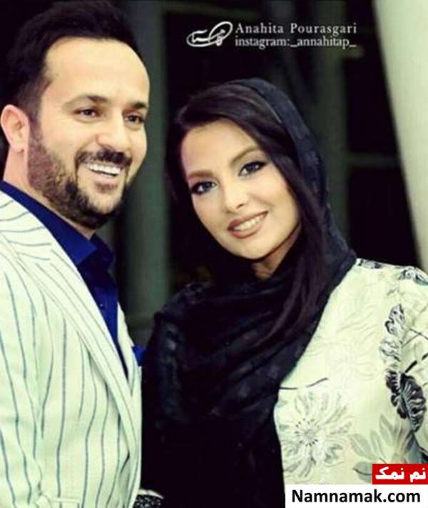 شب به یاد ماندنی احمد مهرانفر و همسرش احمد مهرانفر و همسرش مونا فائض پور در اکران خجالت نکش