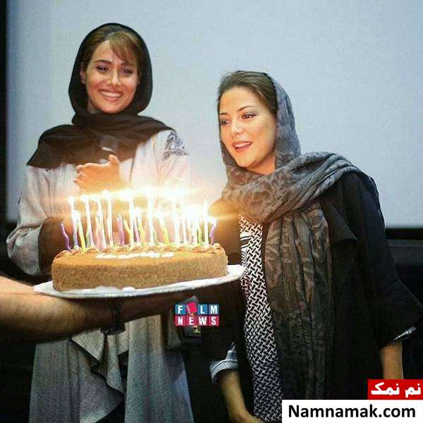 عکس جشن تولد طناز طباطبایی پریناز ایزدیار در جشن تولد طناز طباطبایی