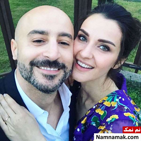 عکس ایرم حلواجی اوغلو و همسرش ایسر آلپ