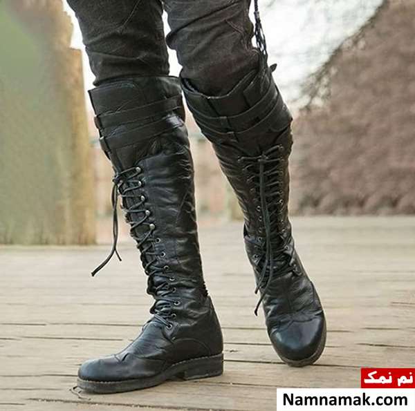 بهترین تیپ و استایل با بوت بلند مردانه و پسرانه