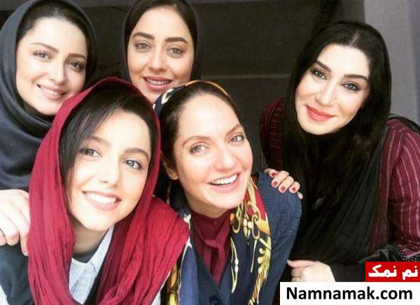 بازیگران زن سریال گلشیفته در یک قاب سریال گلشیفته