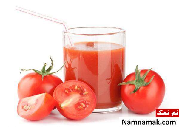 راه حل طبیعی از بین بردن عرق زیر بغل آب گوجه