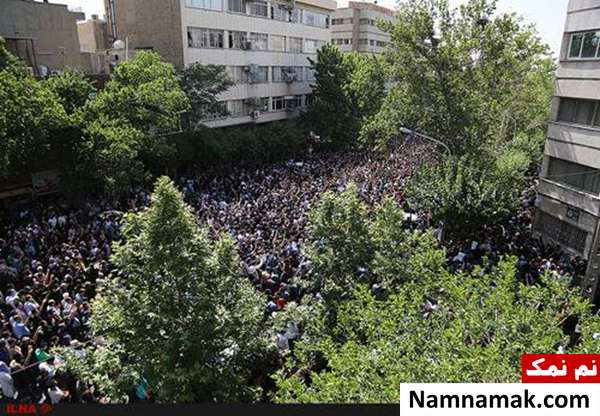 ناصر ملک مطیعی مراسم تشییع ناصر ملک مطیعی