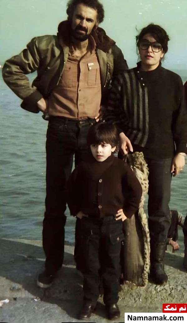 عکس حبیب و همسرش ناهید و پسرش محمد