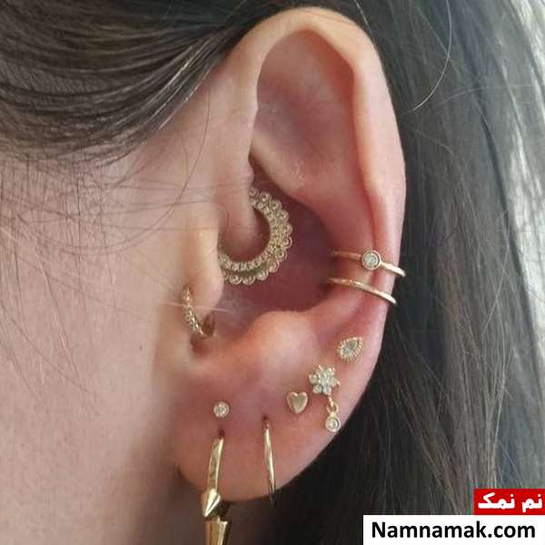 گوشواره پیرسینگ طلا
