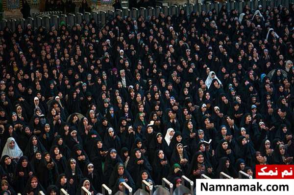 نماز عید فطر در حرم علی بن ابی طالب 