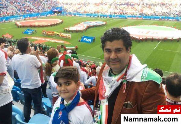 عکس های هنرمندان در روسیه برای تماشای بازی ایران هنرمندان در روسیه