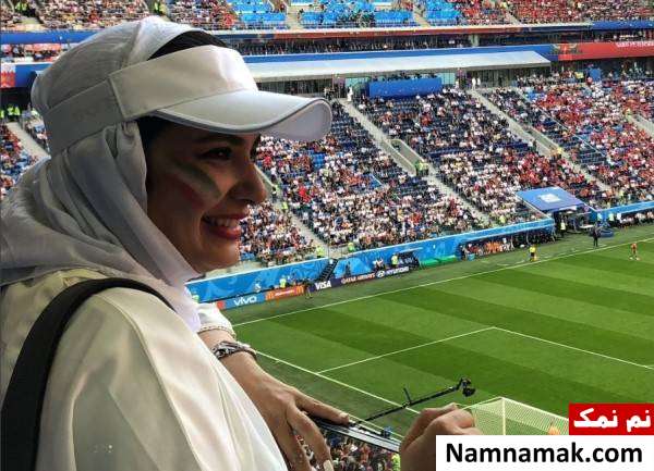 عکس های هنرمندان در روسیه برای تماشای بازی ایران هنرمندان در روسیه