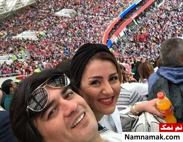 عکس های هنرمندان در روسیه برای تماشای بازی ایران هنرمندان در روسیه
