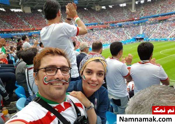 عکس های هنرمندان در روسیه برای تماشای بازی ایران هنرمندان در روسیه