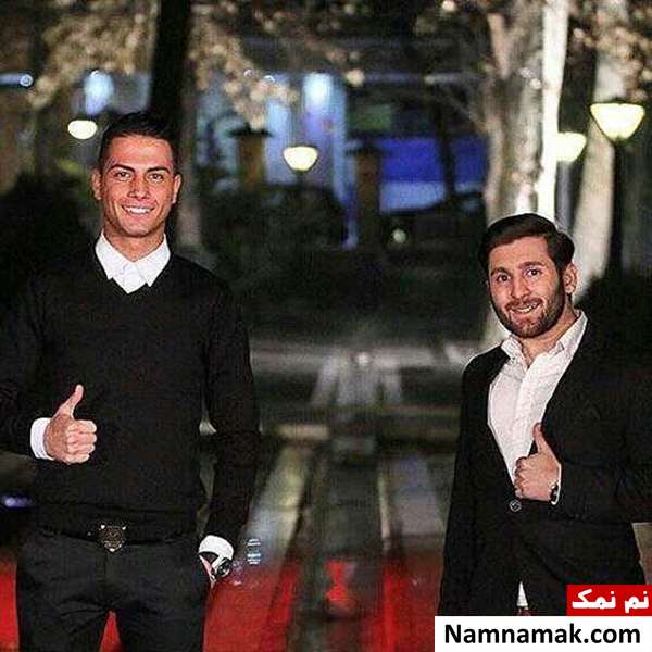 بیوگرافی و عکسهای بدل ایرانی کریس رونالدو رضا علیرضا لو و رضا پرستش بدل لیونل مسی