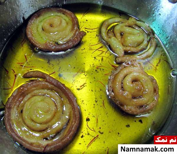 طرز تهیه زولبیا بدون ماست و نشاسته طرز تهیه زولبیای هندی