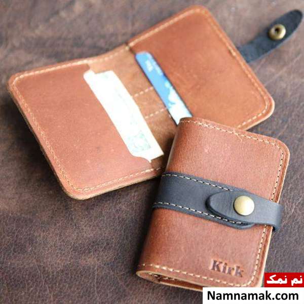 کیف پول دست دوز 