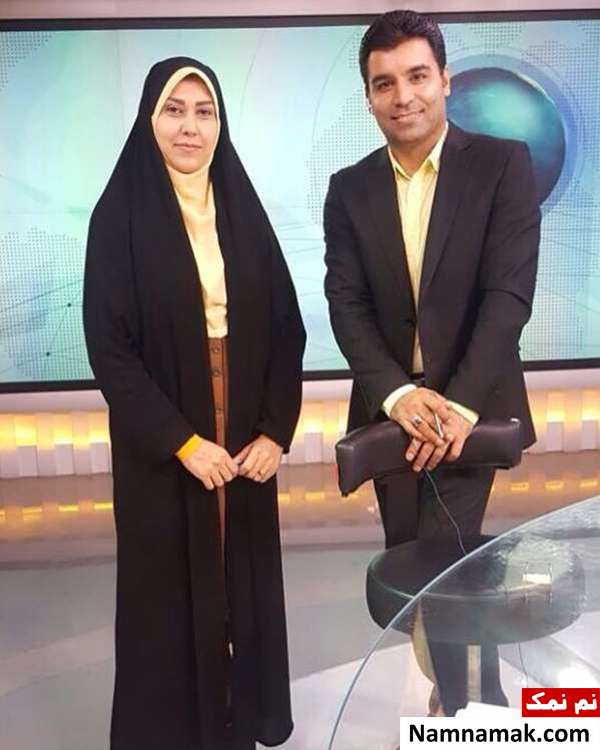 بیوگرافی و عکسهای زهرا خلیلی گوینده خبر و همسر و دخترش زهرا خلیلی و محمد رضا سلمانی