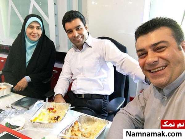 بیوگرافی و عکسهای زهرا خلیلی گوینده خبر و همسر و دخترش زهرا خلیلی و همکارانش