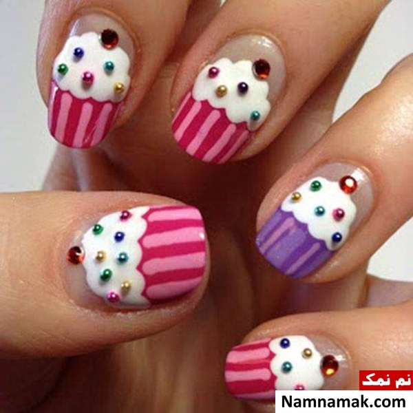 مدل طراحی ناخن بچه گانه طراحی ناخن بچه گانه