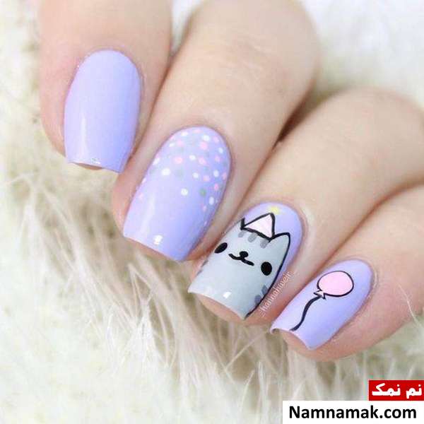 مدل طراحی ناخن شکل حیوانات مدل طراحی ناخن
