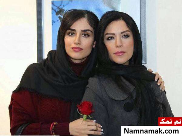 هانیه غلامی و مادرش لادن سلیمانی هانیه غلامی