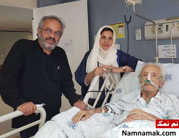 جمشید مشایخی در بیمارستان