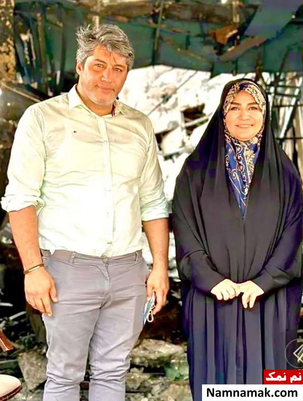 سحر امامی و همسرش