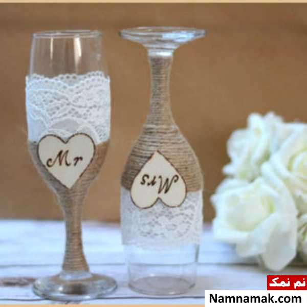 تزیین جام عسل برای سفره عقد و عروسی تزیین جام عسل