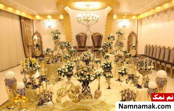 گل آرایی سفره عقد ایرانی گل آرایی سفره عقد