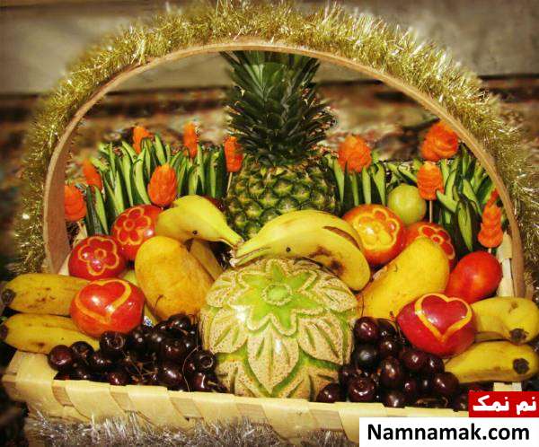 تزیین میوه بله برون