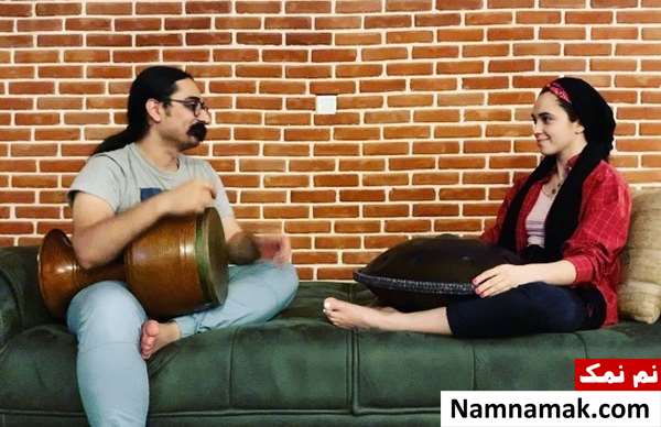 مهتاب شیروانی و همسرش