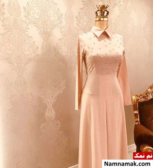 یقه مانتو مجلسی